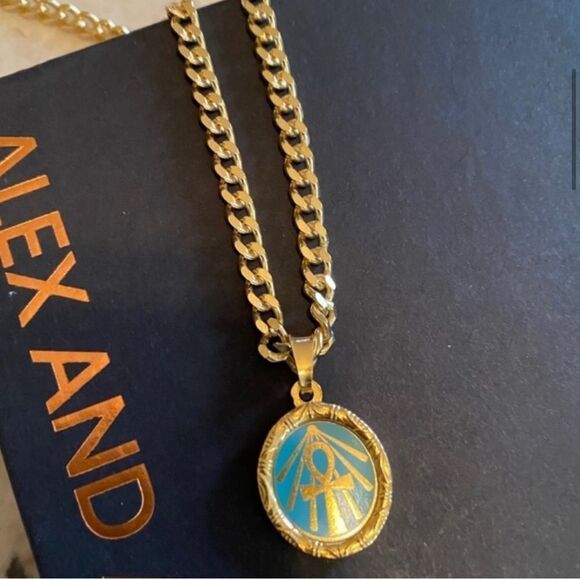 Alex and Ani Color Infusion 18" Ankh Necklace - Picture 6 of 15